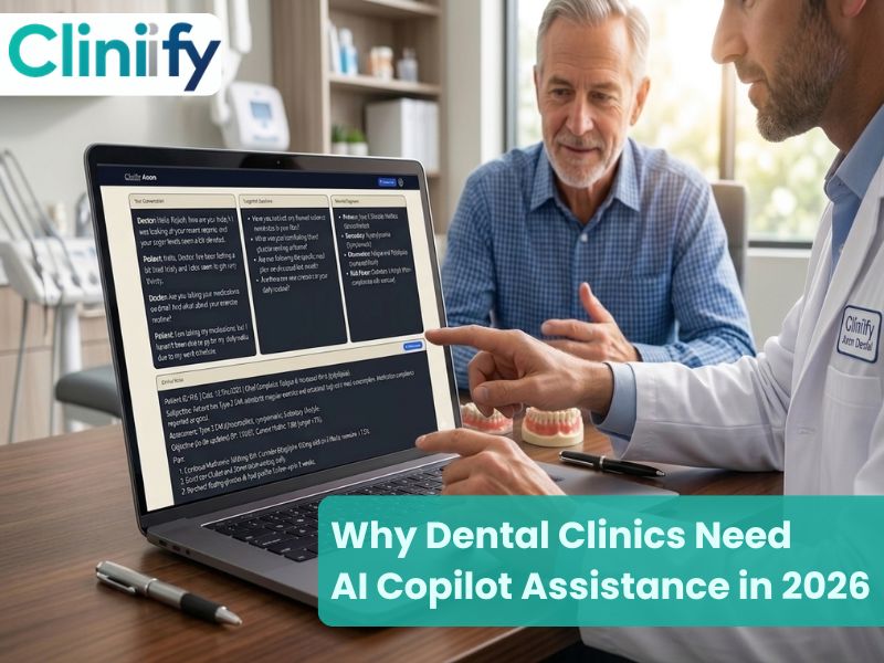 AI copilot dental clinic software helping dentist manage patients and appointments