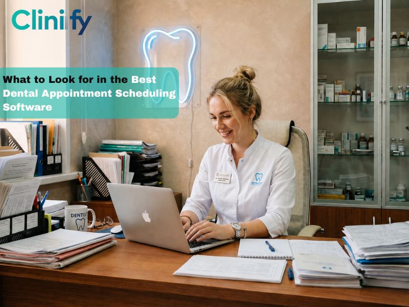 Best dental appointment scheduling software for dental clinics with appointment management, patient records, and automated reminders