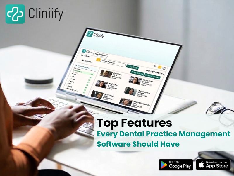Dental practice management software dashboard showing appointment scheduling and patient records